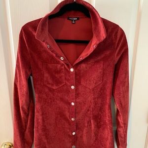 Burgundy Women Dress